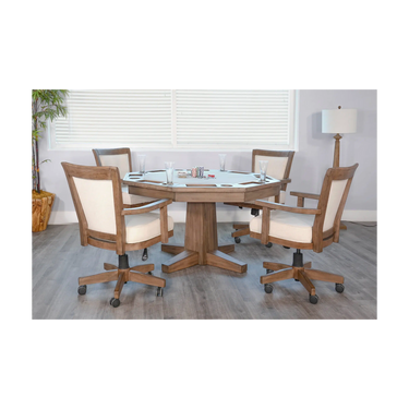 Poker Dining Table Sahara, Octagonal, 54